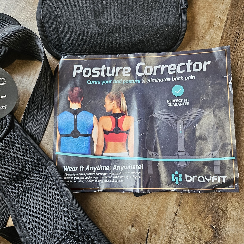 BrayFit Black Posture Corrector